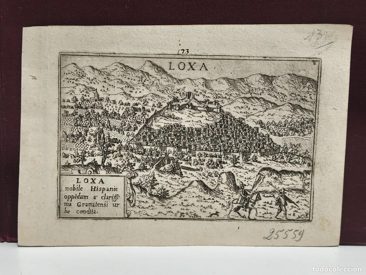 Art: LOXA - GRABADO original SIGLO XVI-XVIII