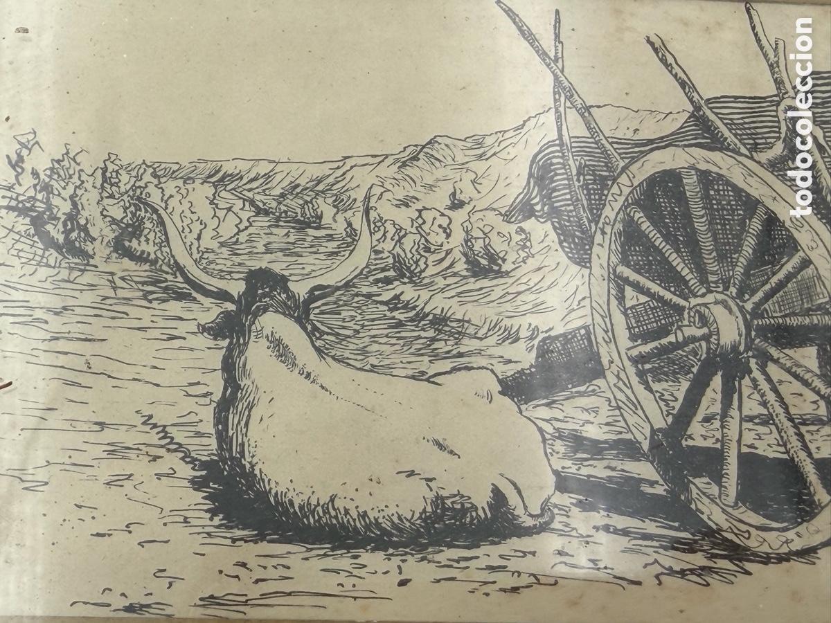 Arte: Grabado Antiguo Firmado - Foto 6