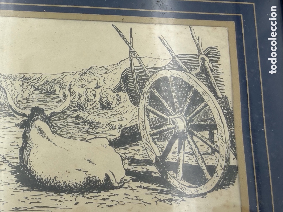 Arte: Grabado Antiguo Firmado - Foto 7