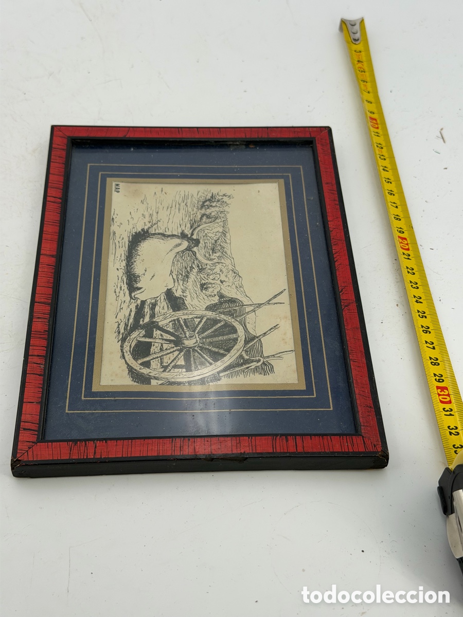 Arte: Grabado Antiguo Firmado - Foto 9
