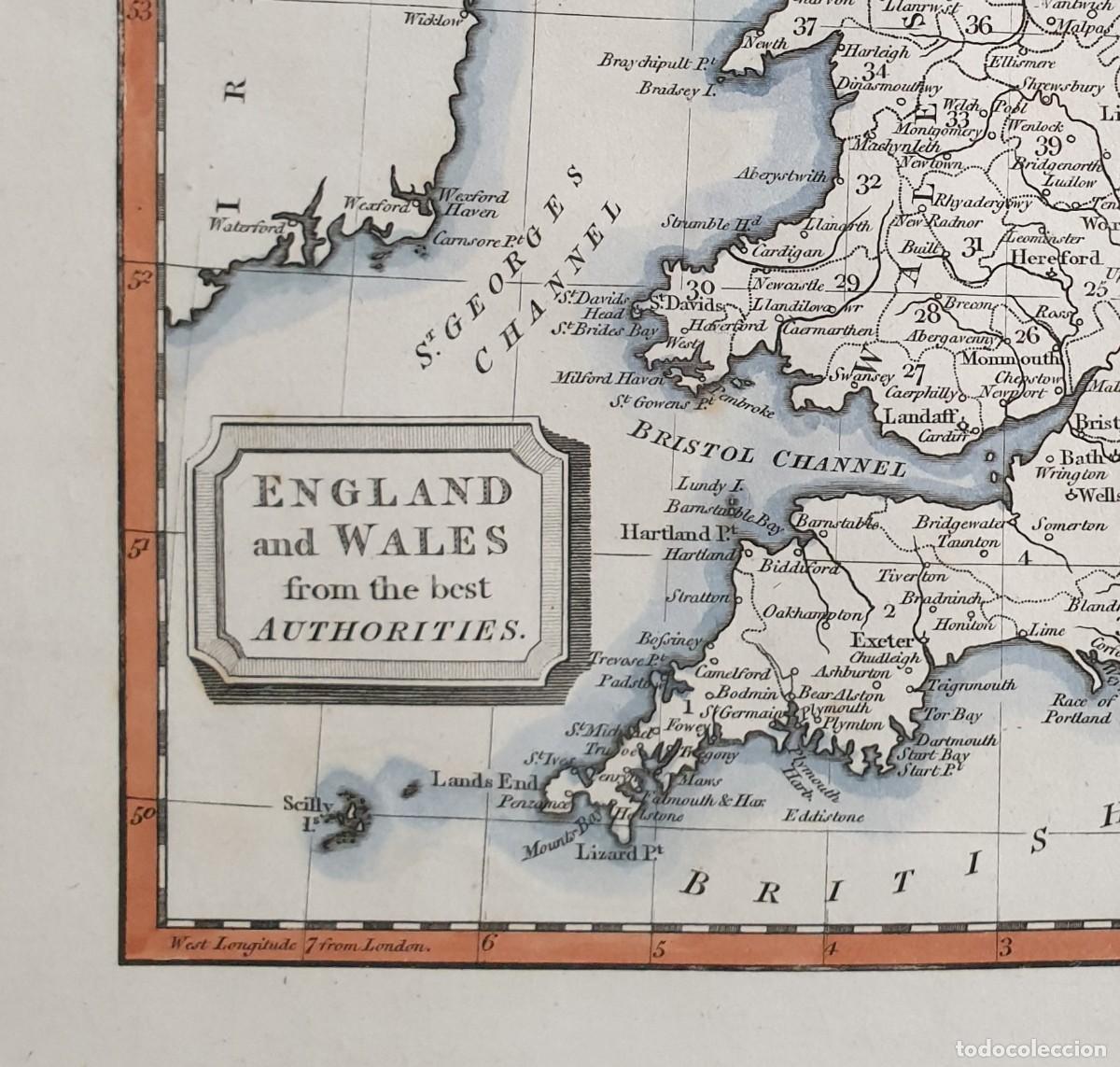 Art: England and Wales from the best Authorities. J. Barlow.1790-1807. Grabado original