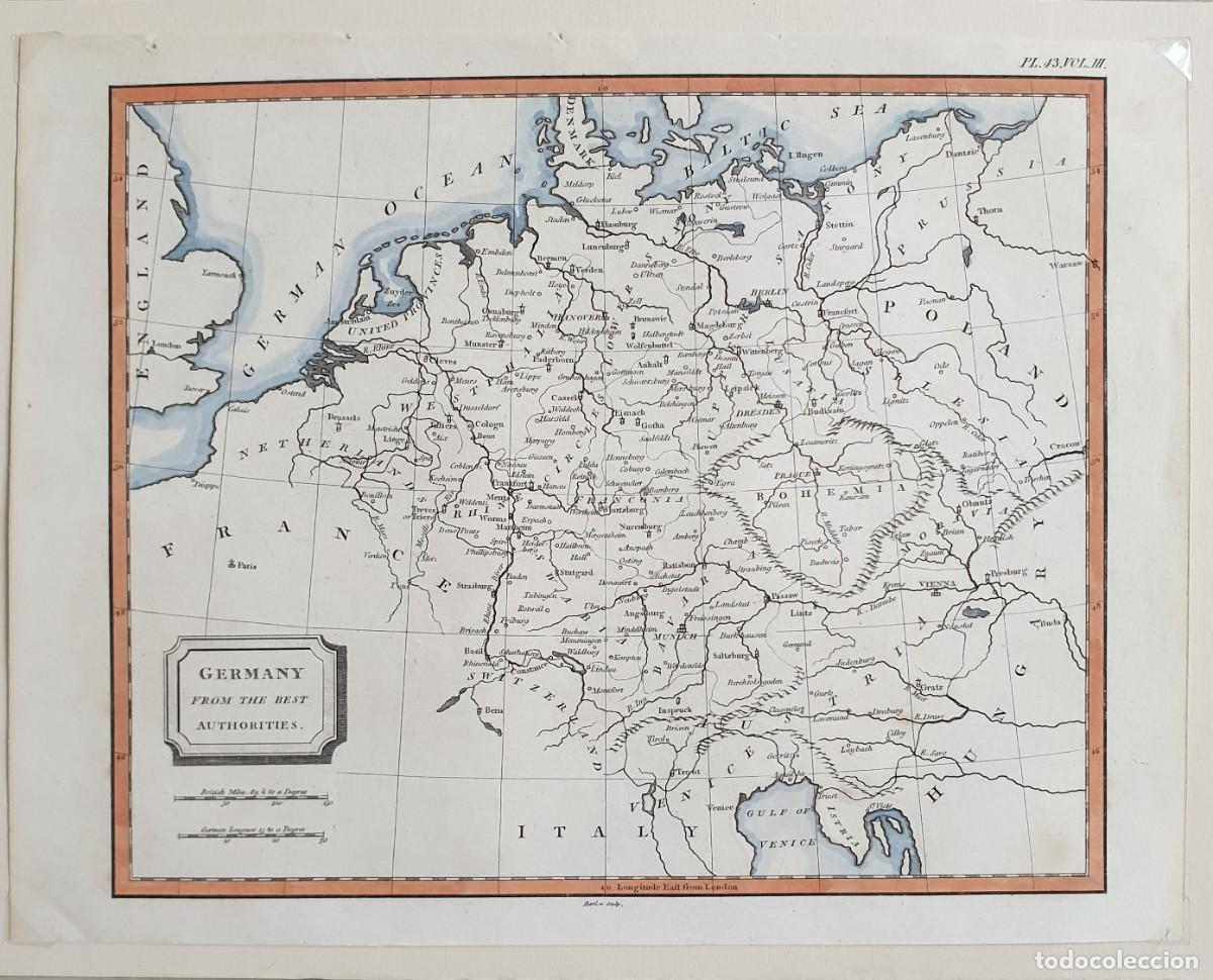 Art: Germany from the best Authorities. J. Barlow.1790-1807. Grabado original.