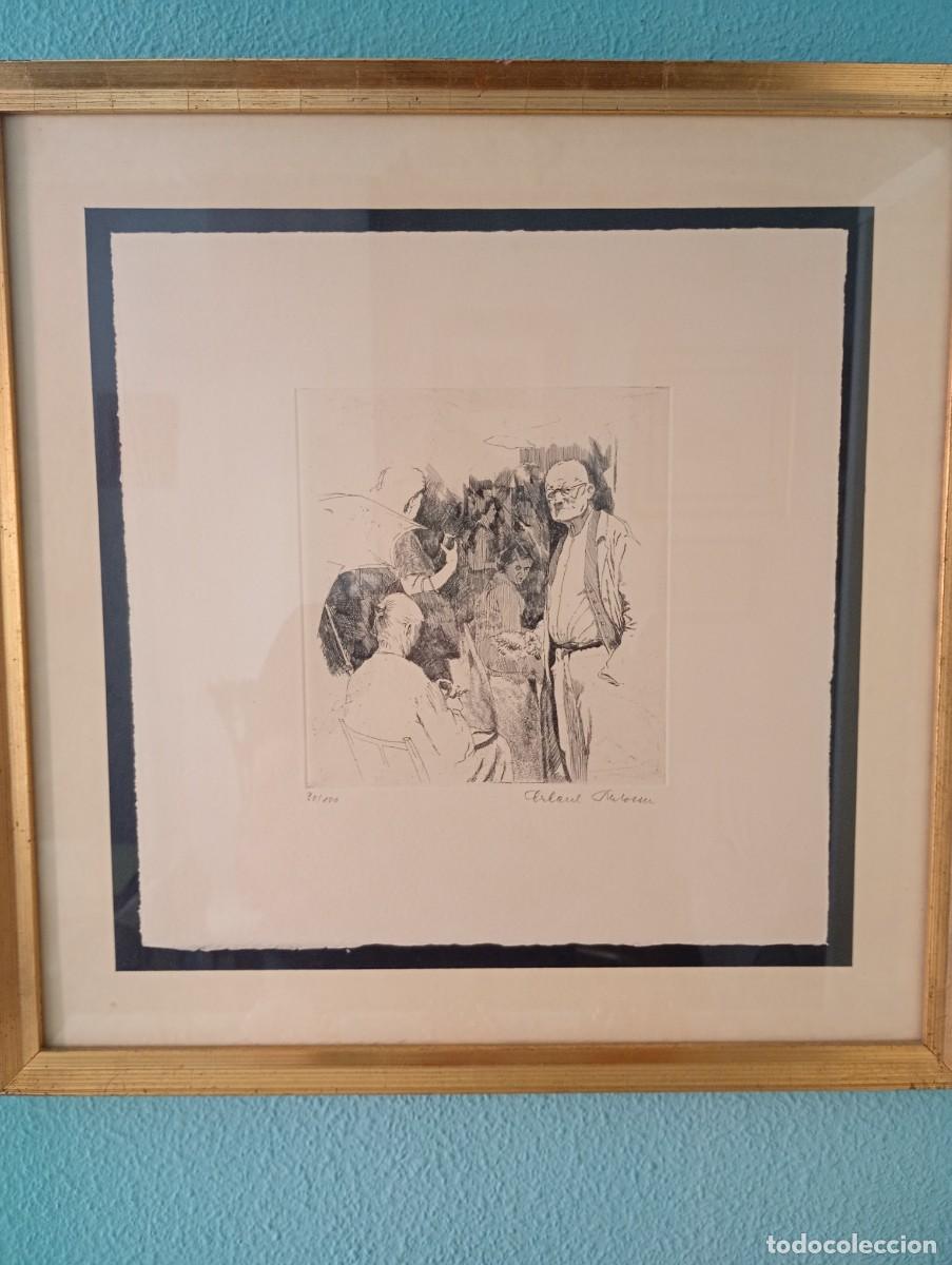 Arte: GRABADO PUNTA SECA, Eberhard Schlotter (1921&ndash;2014)