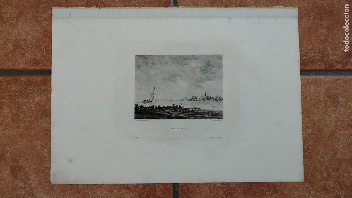 Arte: JAN VAN GOYEN.-PINTOR.-AGUAFUERTE.-L'ART.-GRABADO.-SIGLO XIX.
