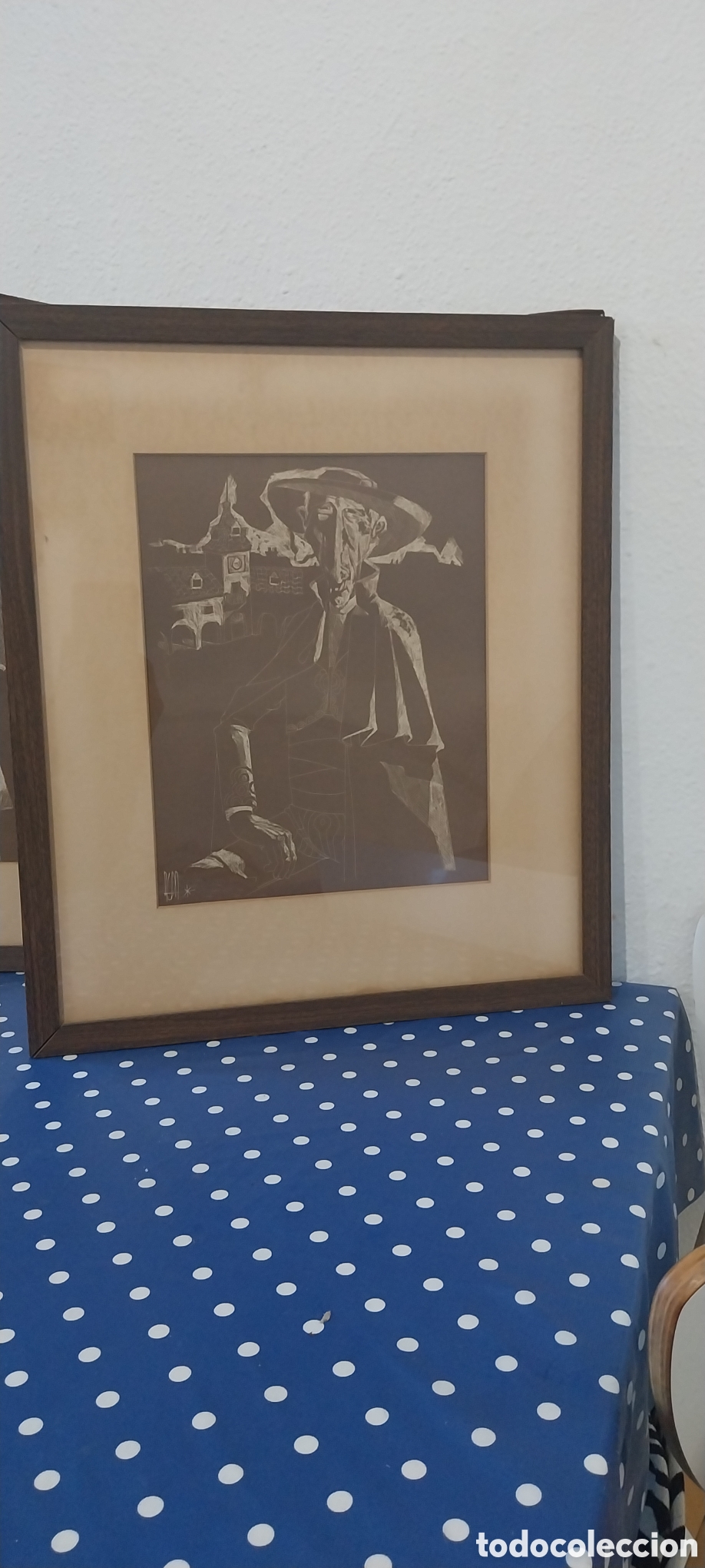 Arte: Litografia el alcalde de Juan Antonio Alda,vintage 1974.Med 46 x 40 cm