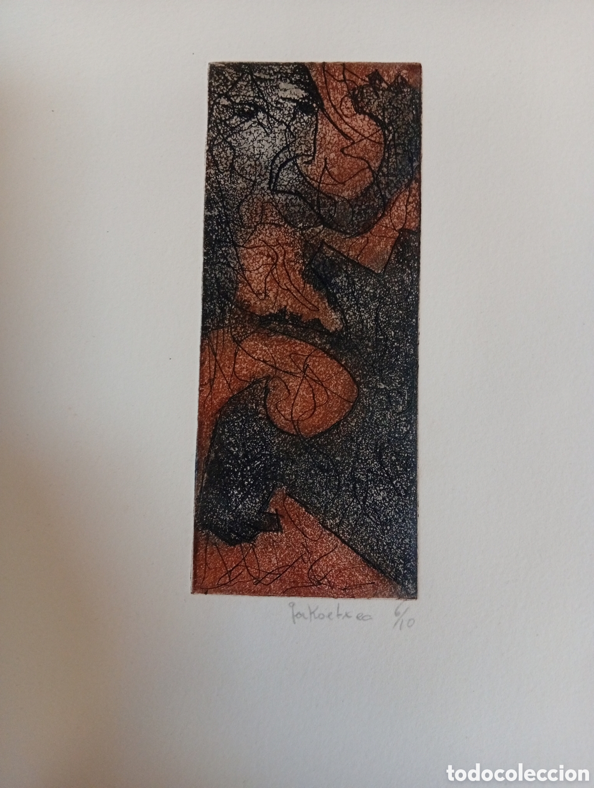 Arte: Asunci&oacute;n Goikoexea grabado aguafuerte