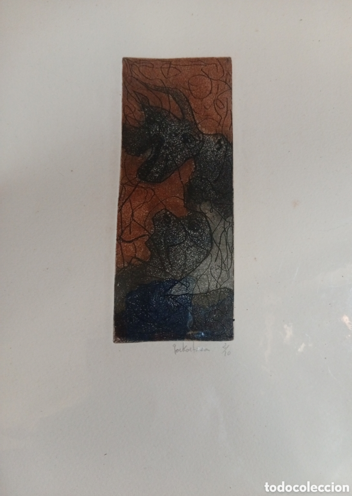 Arte: Asunci&oacute;n Goikoexea grabado aguafuerte