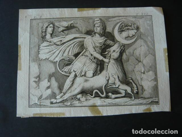 Art: DIOS MITRA GRABADO M. DI PIETRO 1783 16 X 22,5 CM