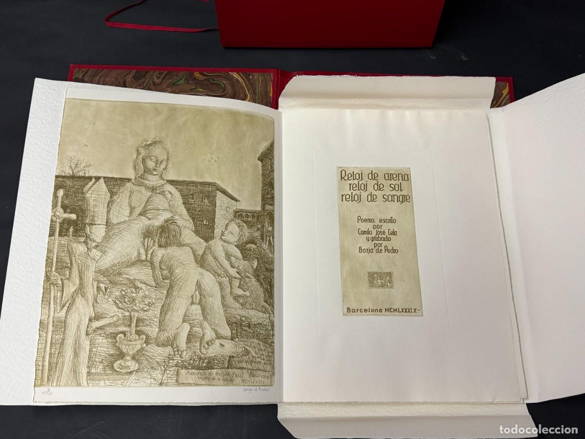Kunst: CAMILO JOS&Eacute; CELA & BORJA DE PEDRO Reloj de arena, reloj de sol, reloj de sangre FIRMADA ED. 27/200.