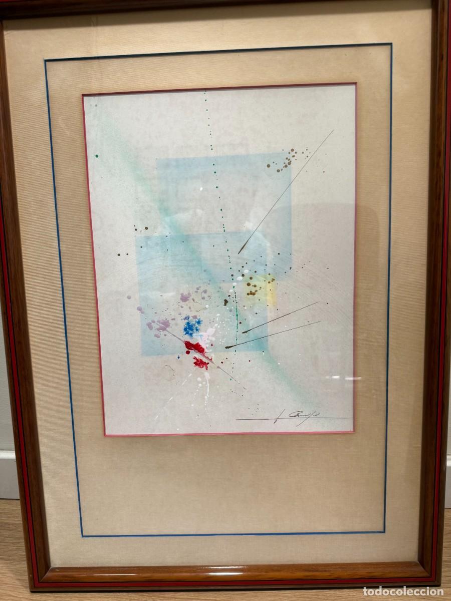 Arte: Tr&iacute;ptico Original J. Camins - 3 Cuadros T&eacute;cnica Mixta