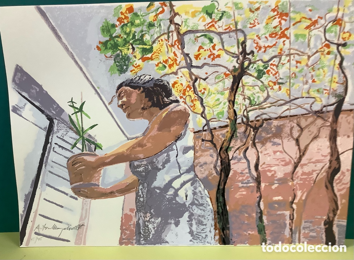 Arte: &ldquo;Sin t&iacute;tulo&rdquo; serigraf&iacute;a de Antonio Maya (Ja&eacute;n 1950-)