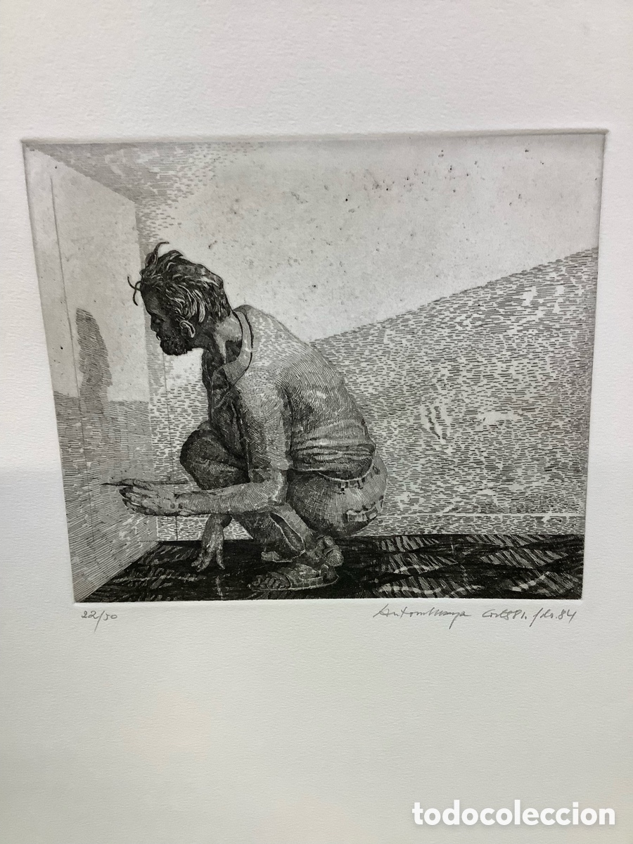Arte: &ldquo;Sin t&iacute;tulo 1984&rdquo; aguafuerte de Antonio Maya Cort&eacute;s (Ja&eacute;n 1950-)