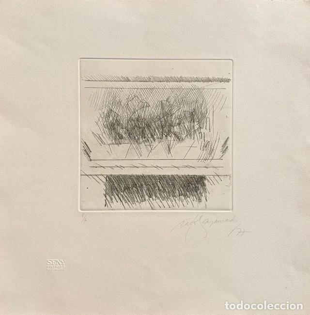 Arte: ALBERT R&Agrave;FOLS CASAMADA - Grabado firmado, 1977