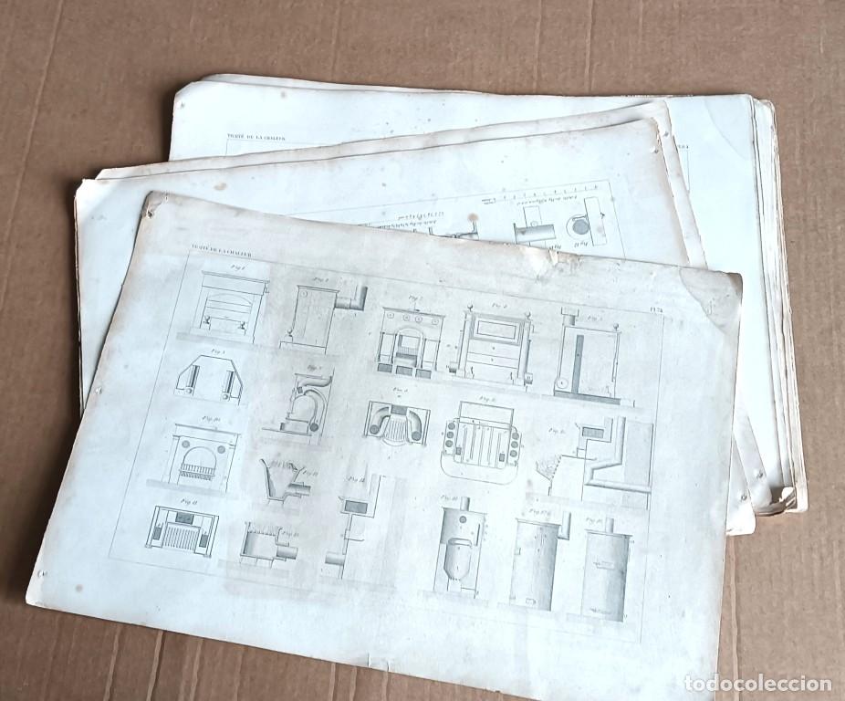 Arte: 17 grabados ingeniera - Traite de la chaleur