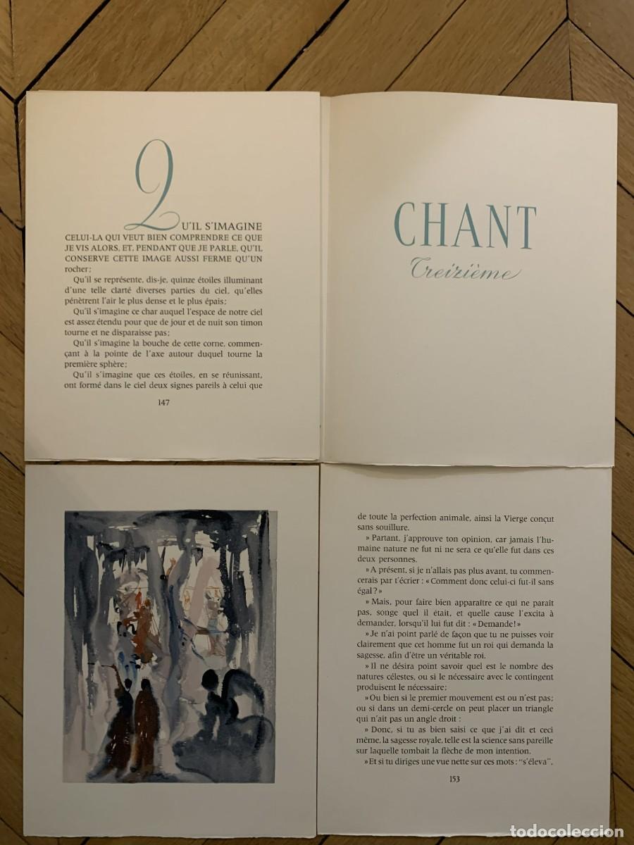 Arte: Xilograf&iacute;a Dali + Texto -Divina Comedia- Para&iacute;so:Canto 13 (Sabidur&iacute;a de Salom&oacute;n)-Heures Claires 1960