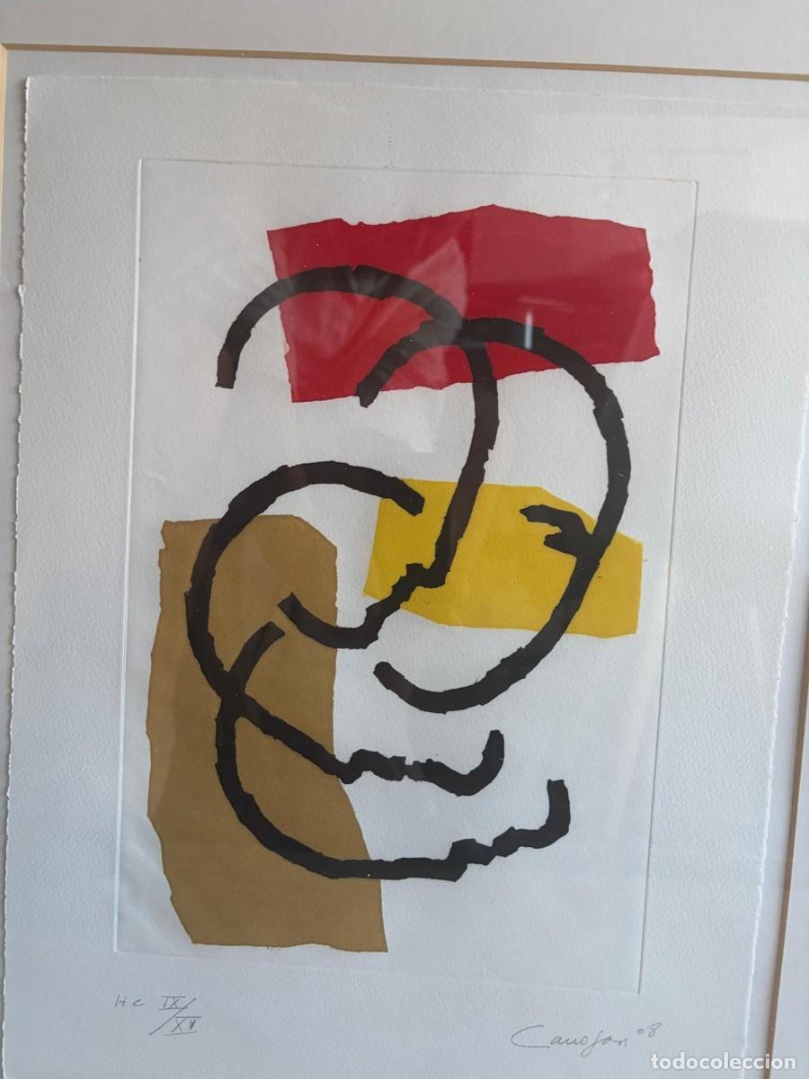 Arte: Rafael Canogar (1935) &ndash; &rdquo;Ruleta&rdquo; (2008) - Grabado original - P.C. / H.C. (Prueba de Comercio)