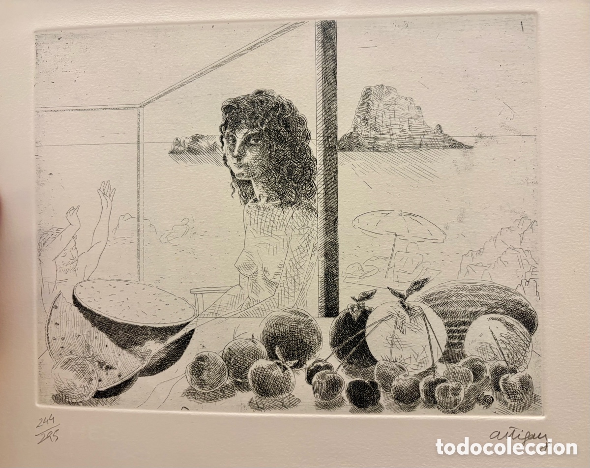 Arte: FRANCESC ARTIGAU 1981 &ndash; GRABADO ORIGINAL FIRMADO &ndash; NUMERADO 244/285