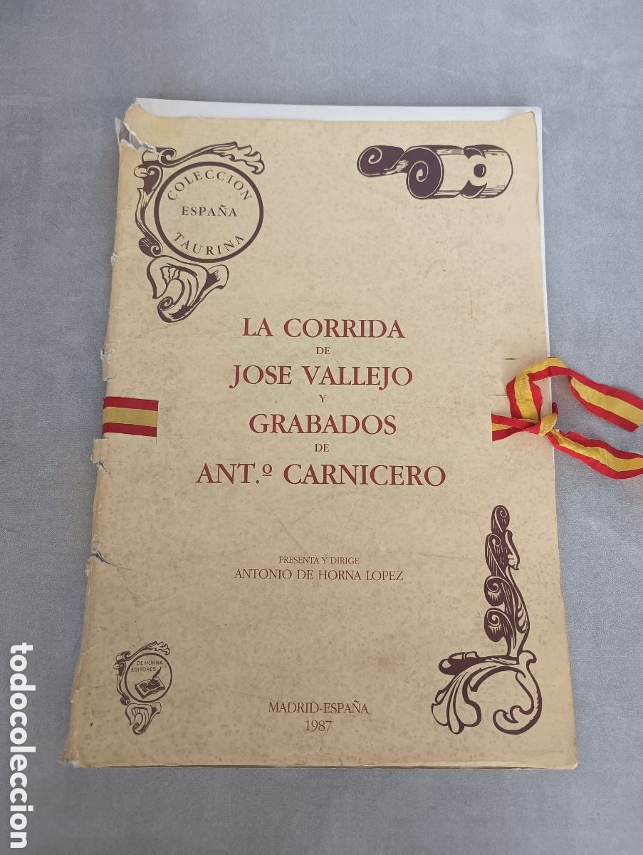 Art: LA CORRIDA DE JOS&Eacute; VALLEJO. MOMENTOS IMPORTANTES DE UNA CORRIDA DE TOROS DE ANTONIO CARNICERO