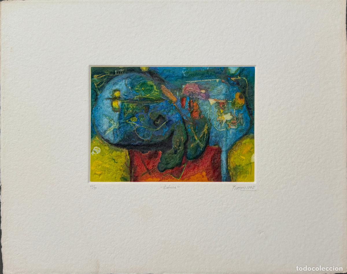 Arte: Antonio Jim&eacute;nez , M&aacute;laga , grabado del a&ntilde;o 1997 .
