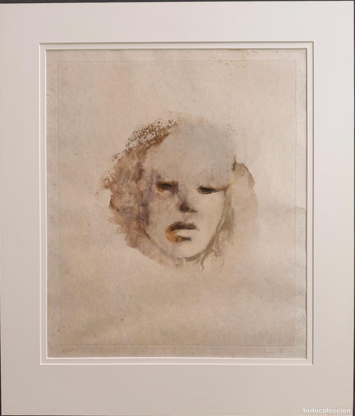 Arte: Leonor Fini , grabado , Regards , Visage ,