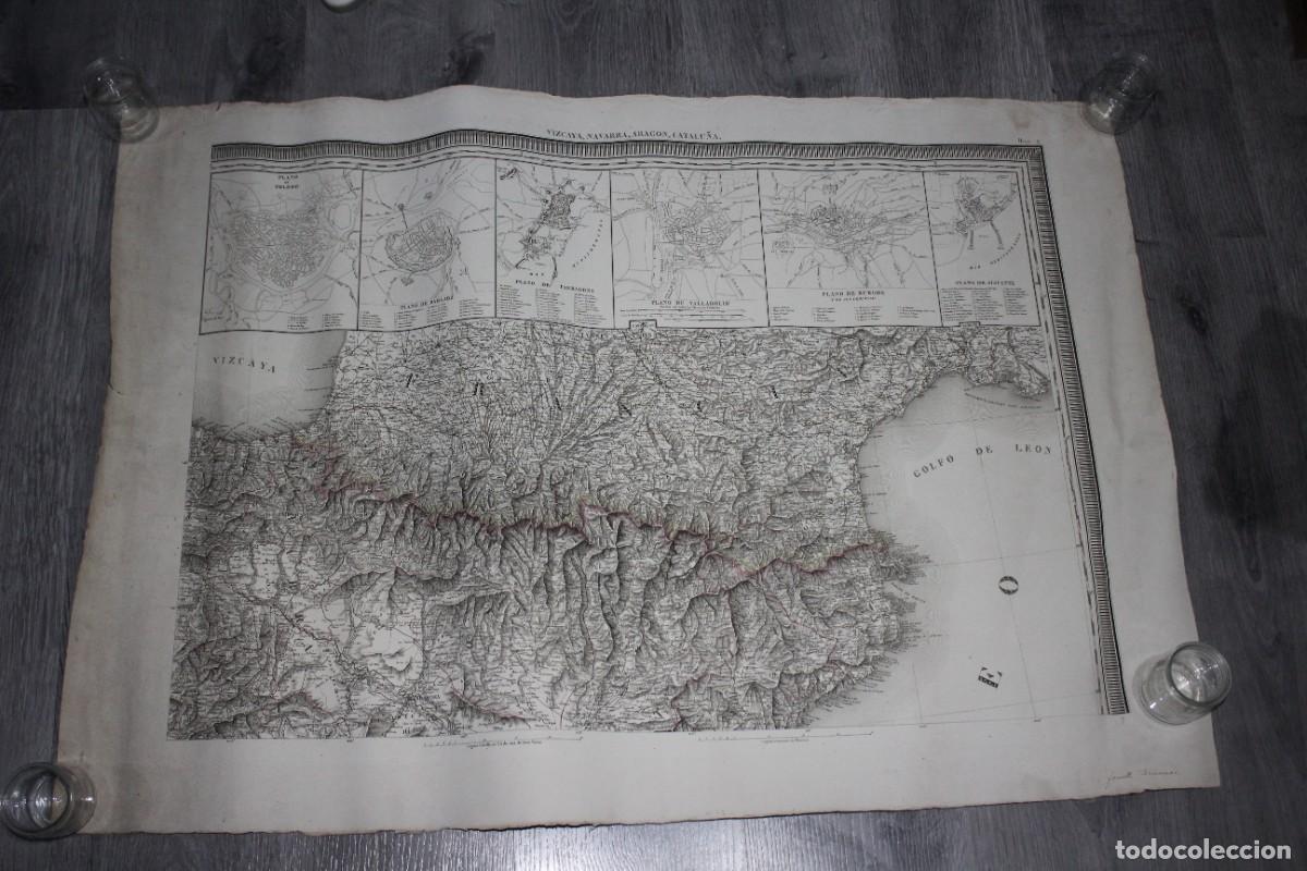 Arte: MAPA ORIGINAL ANTIGUO GRABADO- TARRAGONA - Tardieu, Furne, Par&iacute;s s. XIX -