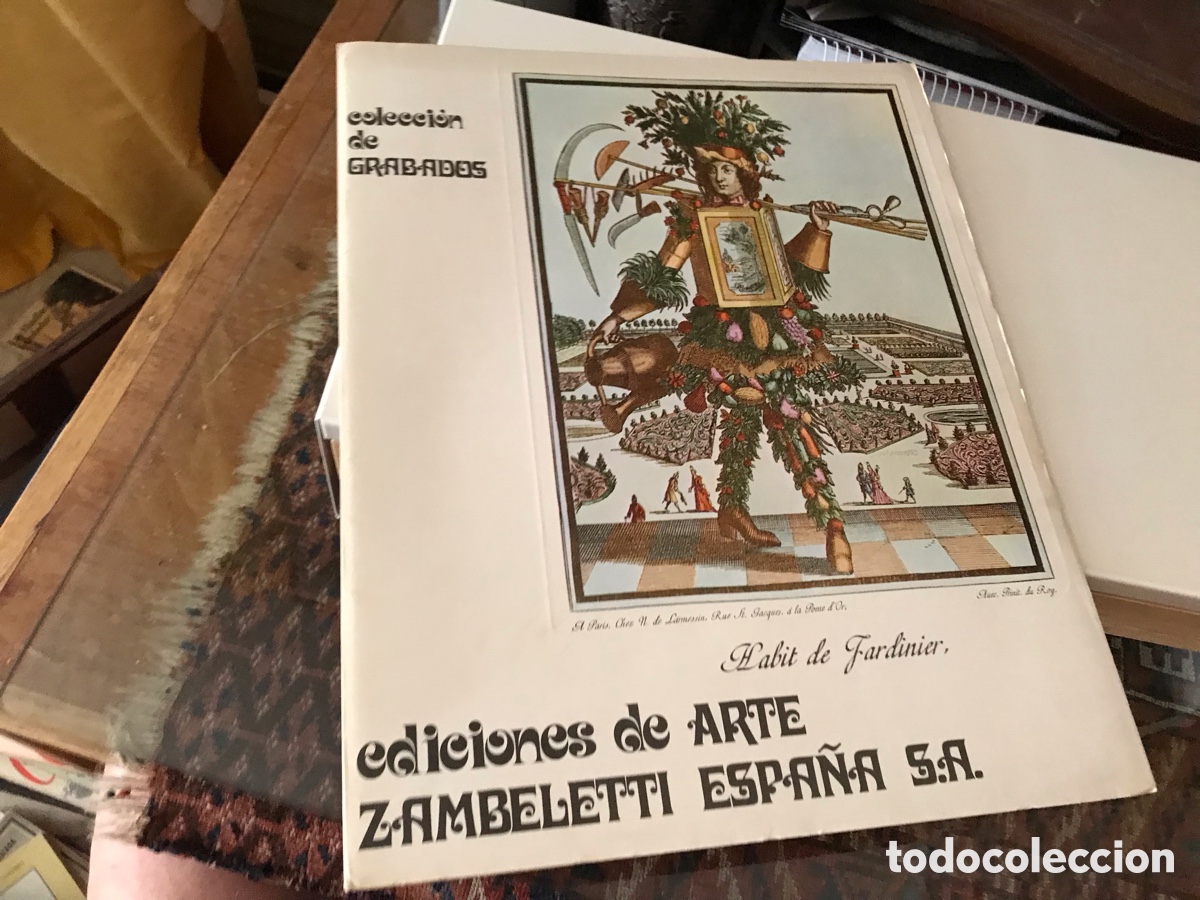 Arte: Ediciones de arte Zambeletti. Colecci&oacute;n de grabados. Serie de: profesiones