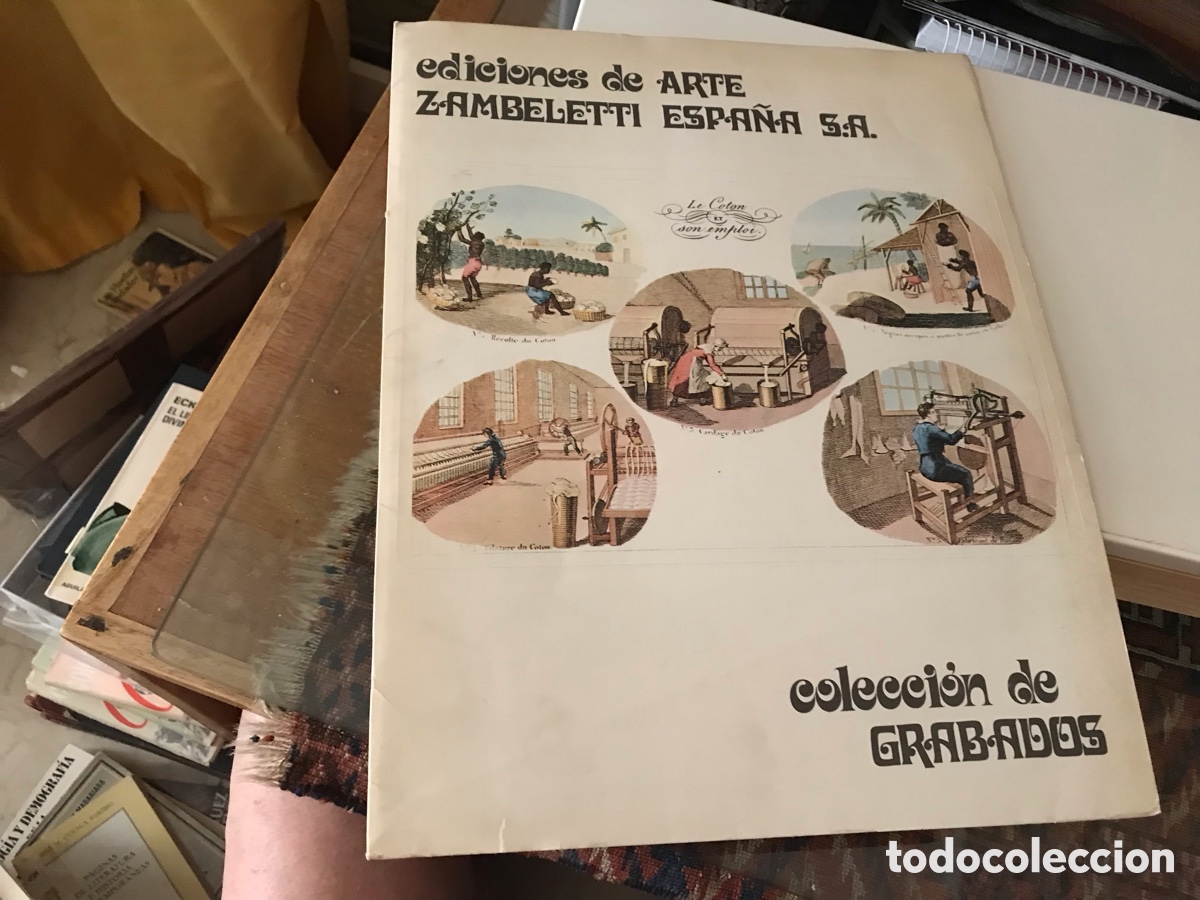 Arte: Ediciones de arte Zambeletti. Colecci&oacute;n de grabados. Serie de: industrias