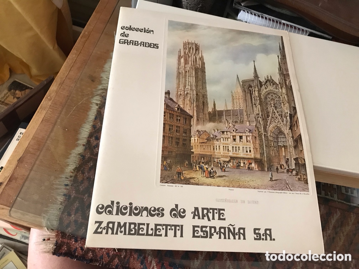 Arte: Ediciones de arte Zambeletti Espa&ntilde;a. Colecci&oacute;n de grabados. Serie de : Catedrales