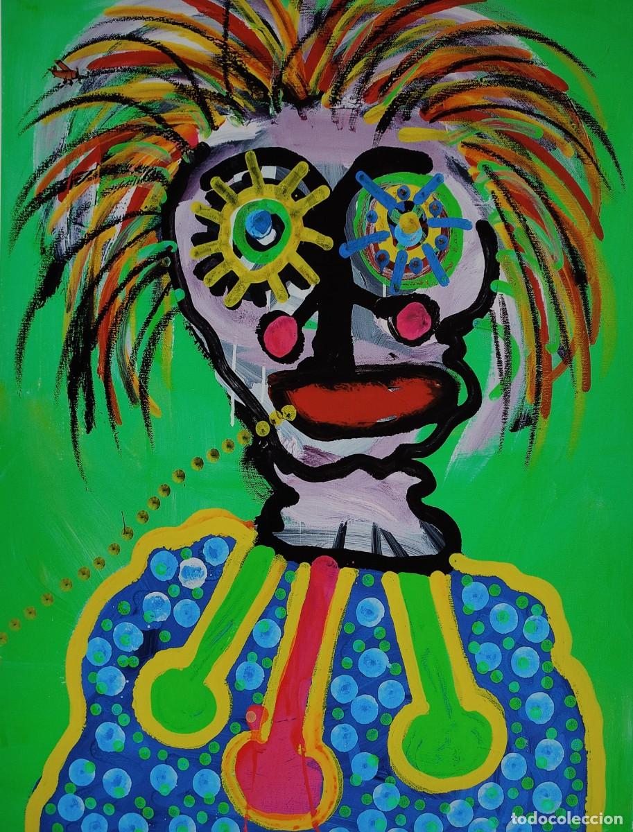 Arte: Paul Kostabi (1962) - Bubbalicious, firmado a mano