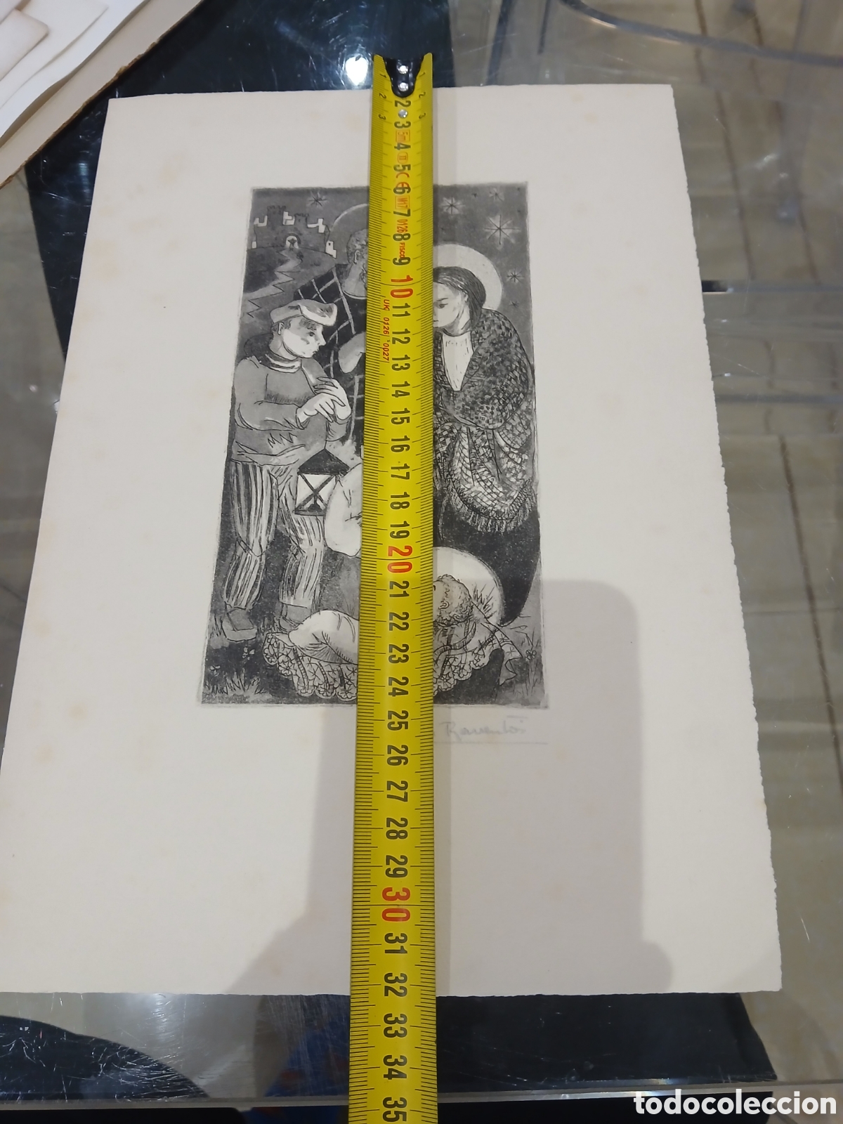 Arte: Grabado firmado sin identificar - Foto 4