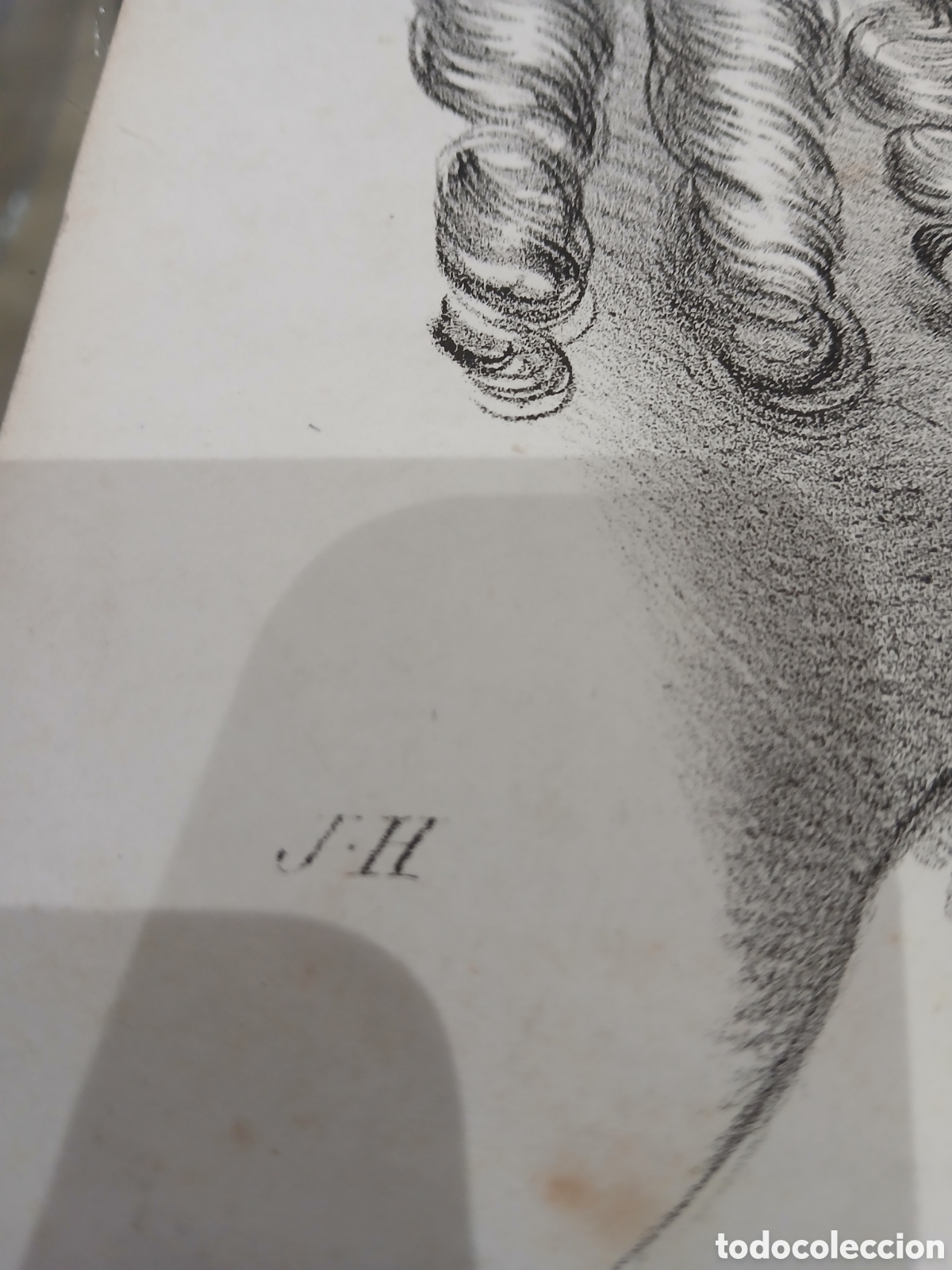 Arte: Grabado antiguo sin idetificar - Foto 3