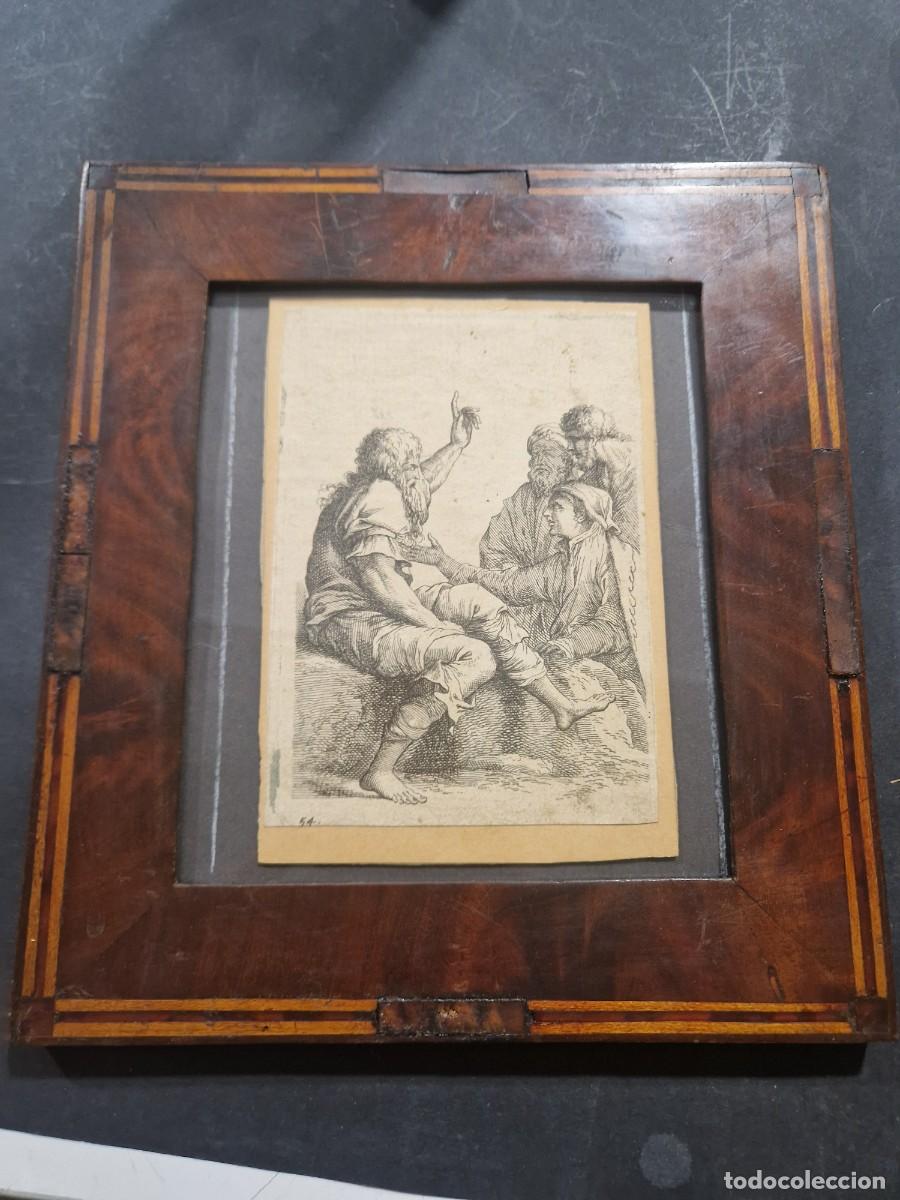 Arte: Grabado del siglo XVIII de Salvator Rosa.