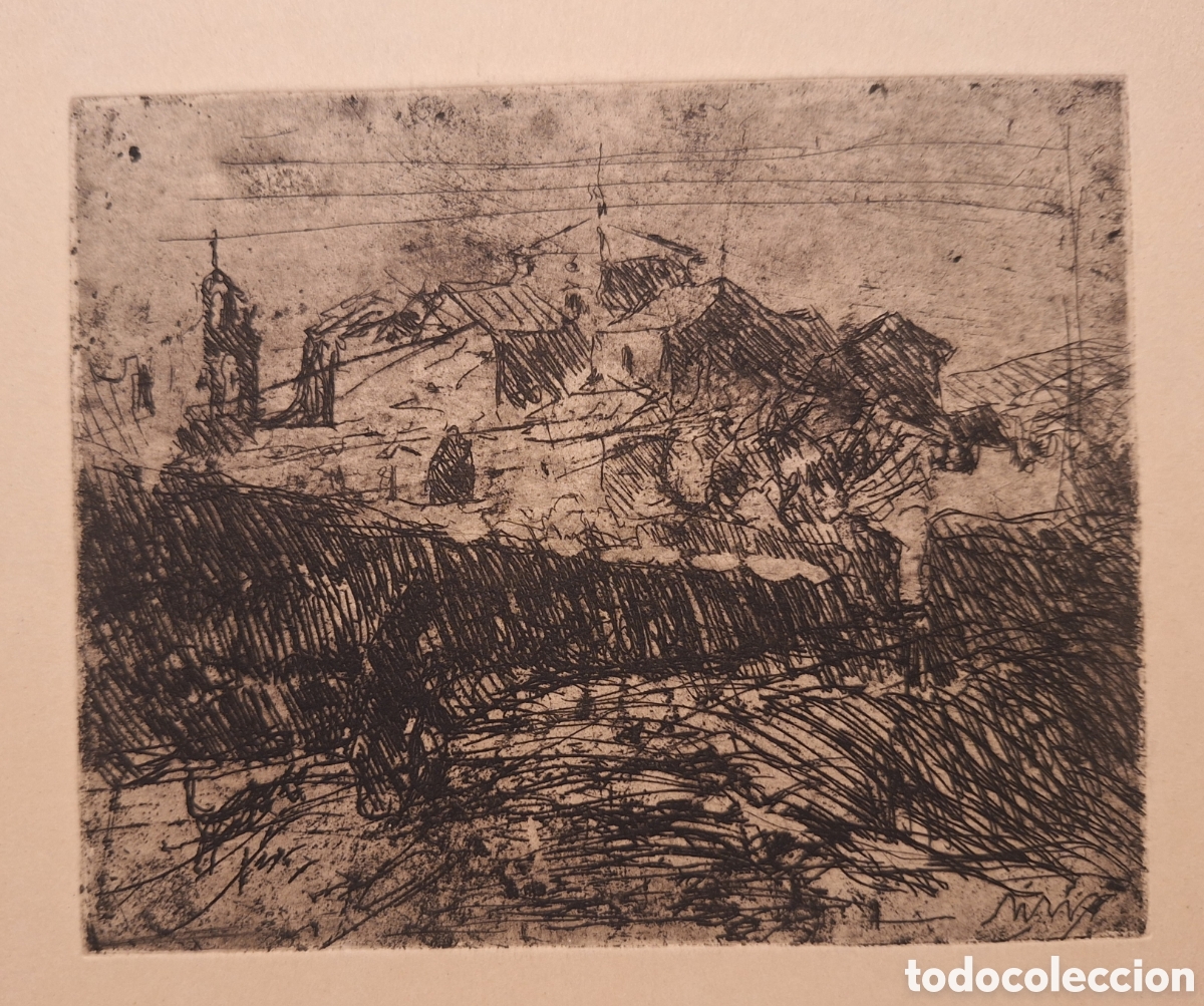 Arte: VISTA DE VILANOVA POR JOAQUIM MIR (1873-1940)
