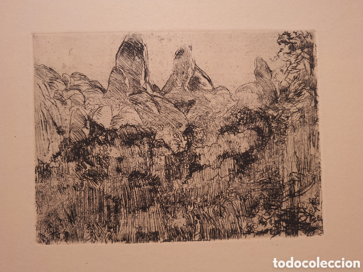 Arte: MONTSERRAT POR JOAQUIM MIR (1873-1940)