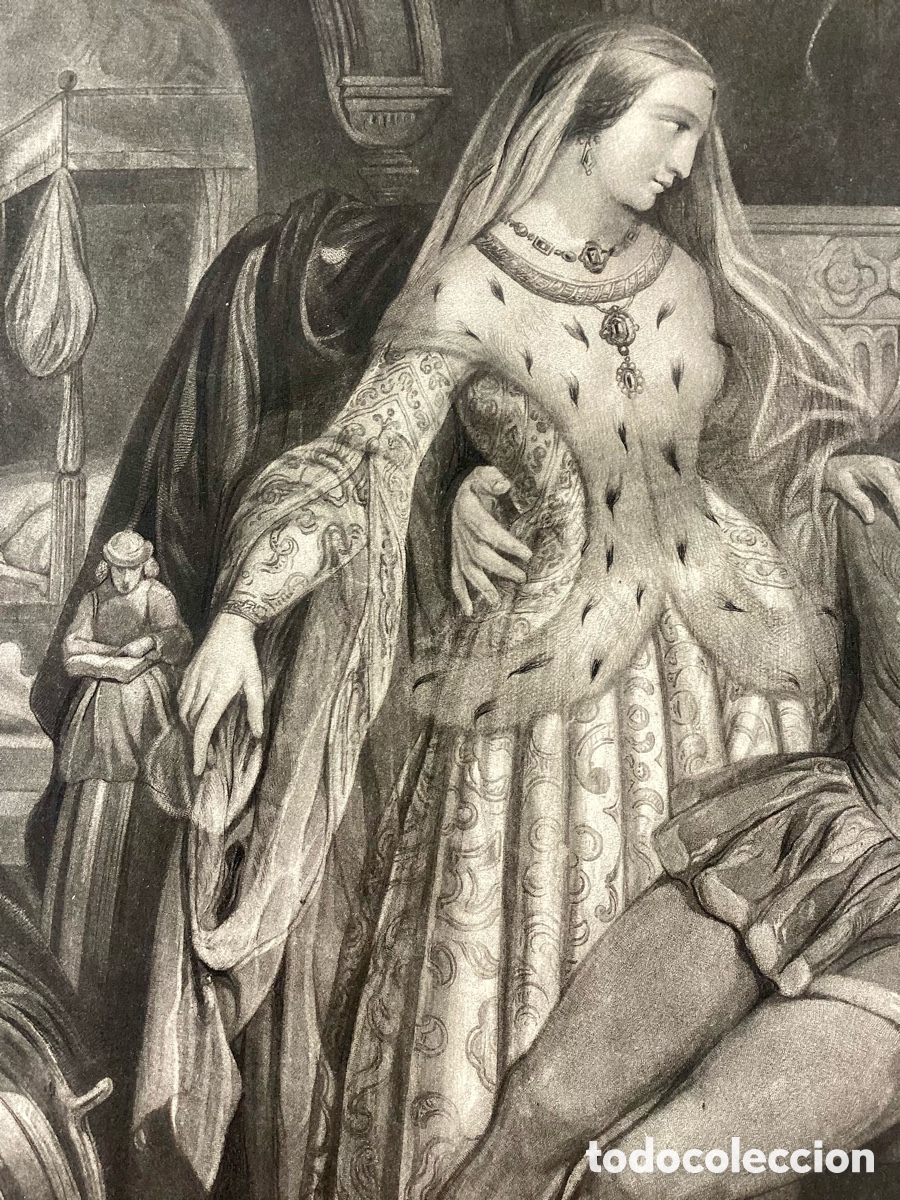 Arte: Grabado original Fernand Lh&eacute;rie 1830 - Foto 7