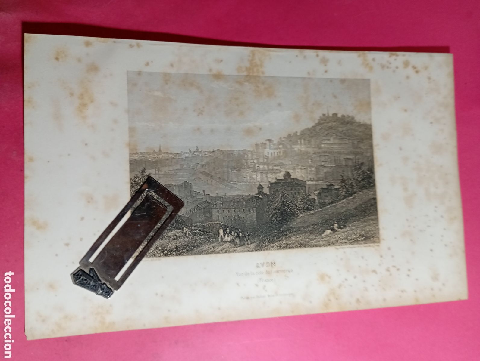 Arte: LYON FTANCE FRANCIA EL VIAJERO UNIVERSAL 1861