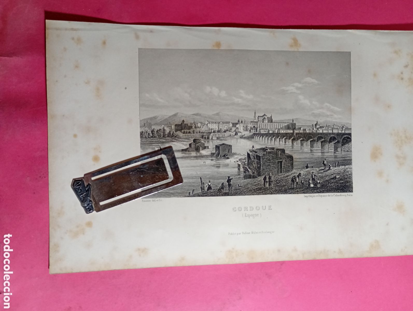 Arte: CORDOBA CORDOUE ESPA&Ntilde;A EL VIAJERO UNIVERSAL 1861
