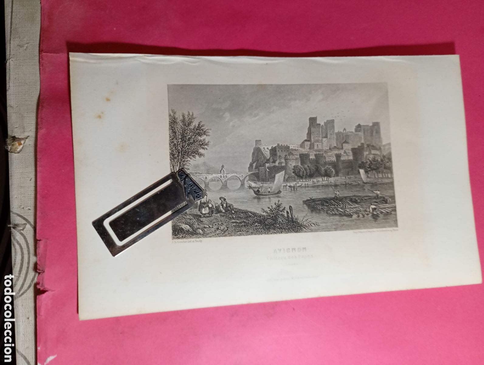 Arte: AVIGNON FREANCE FRANCIA EL VIAJERO UNIVERSAL 1861