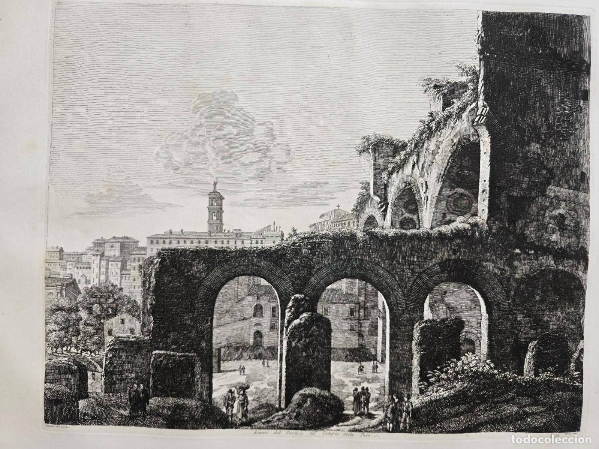 Arte: LUIGI ROSSINI. Grabado Roma 1821