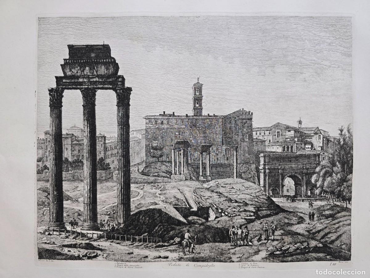 Arte: LUIGI ROSSINI. Grabado Roma 1821