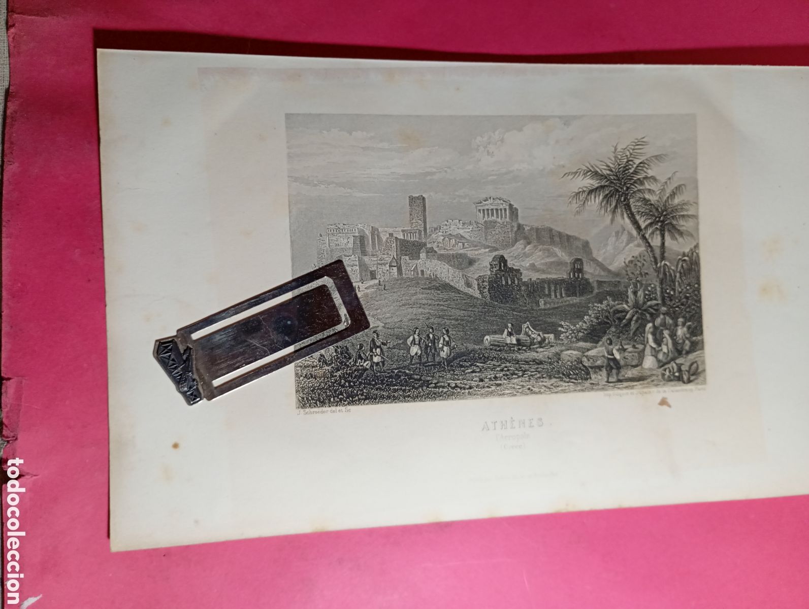 Arte: ATENAS ATHENES GRECE DRECIA EL VIAJERO UNIVERSAL 1861
