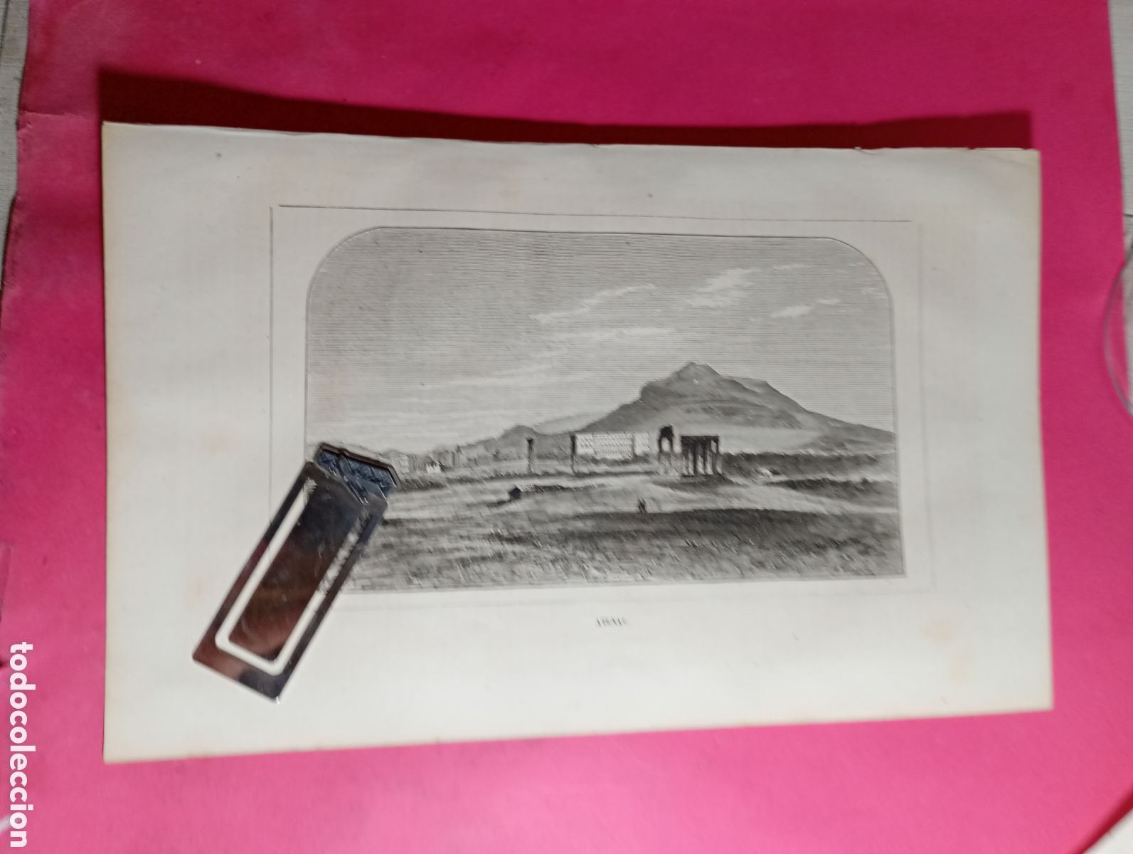 Arte: ATENAS GRECIA - LAMINA FIN XIX INICIO XX