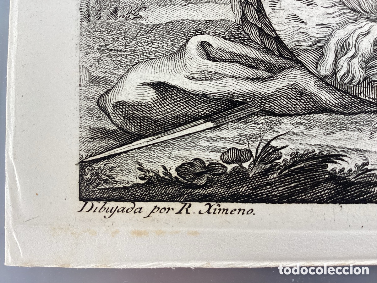Arte: Grabado original Reyes Visigodos &ldquo;THEODOREDO&rdquo; - Foto 3
