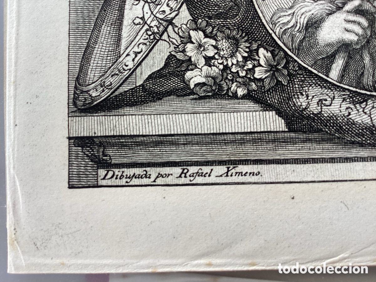 Arte: Grabado original Reyes Visigodos &ldquo;TURISMUNDO&rdquo; - Foto 3