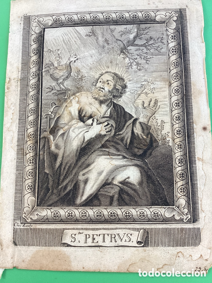 Arte: Grabado original Stus. PETRUS - Foto 4