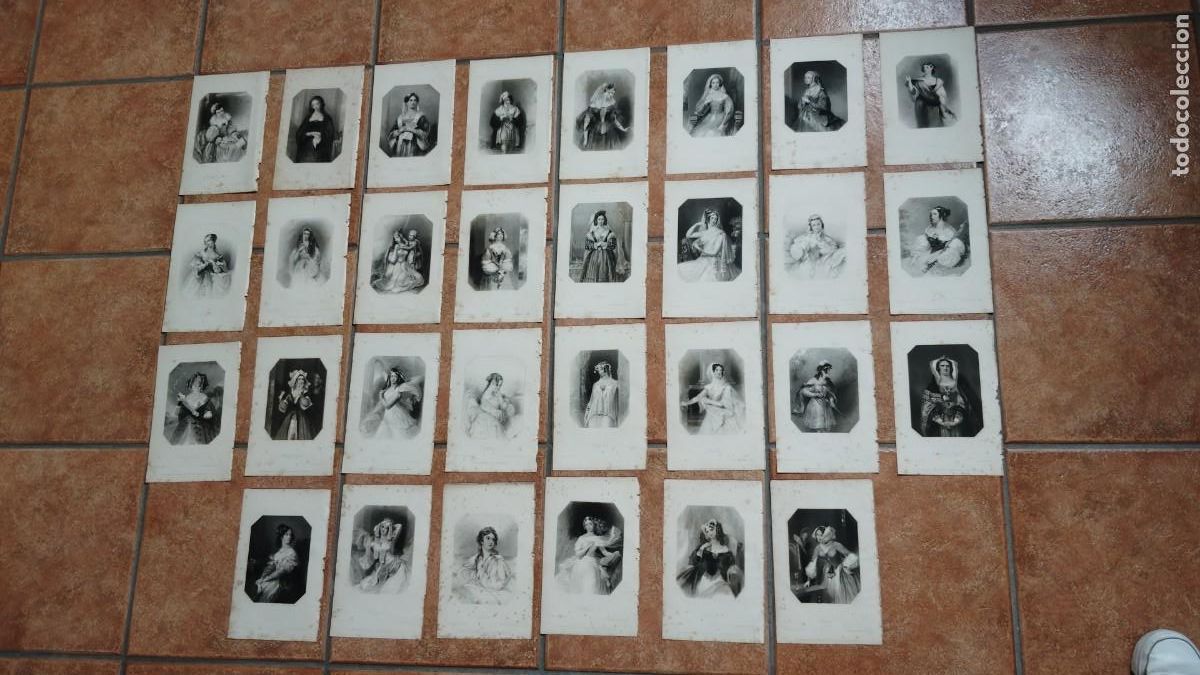 Arte: SHAKSPEARE.-GALERIE DES FEMMES.-GRABADOS.-LOTE DE 30 GRABADOS DE MUJERES.-A&Ntilde;O 1839.