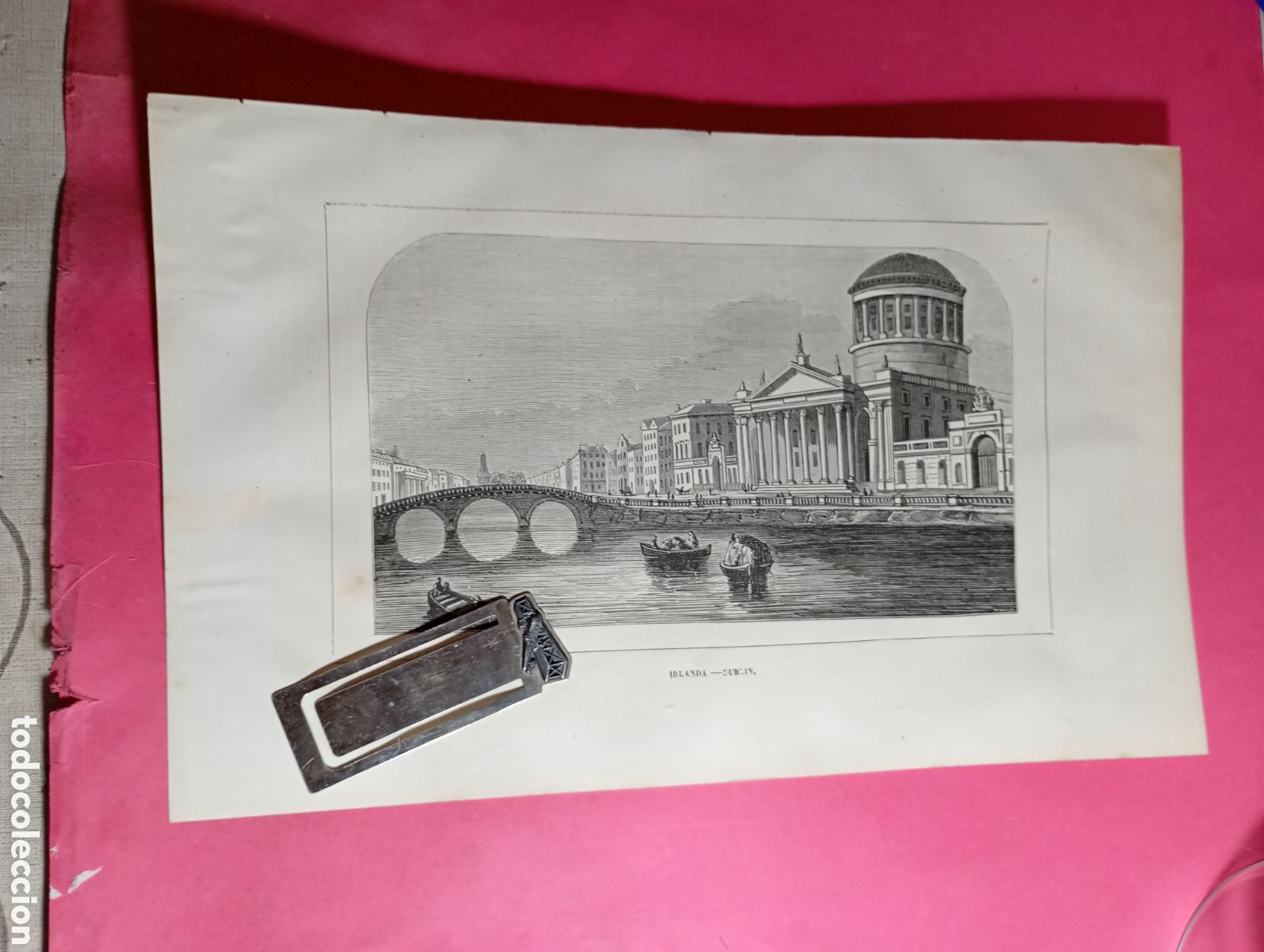 Arte: DUBLIN IRLANDA B/N FIN XIX INICIO XX