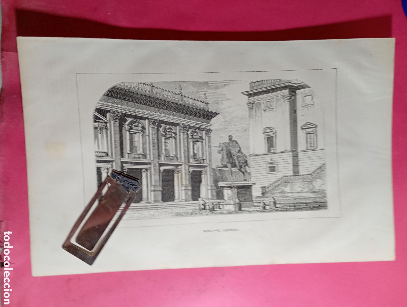 Arte: ROMA EL CAUDILLO ITALIA B/N FIN XIX INICIO XX