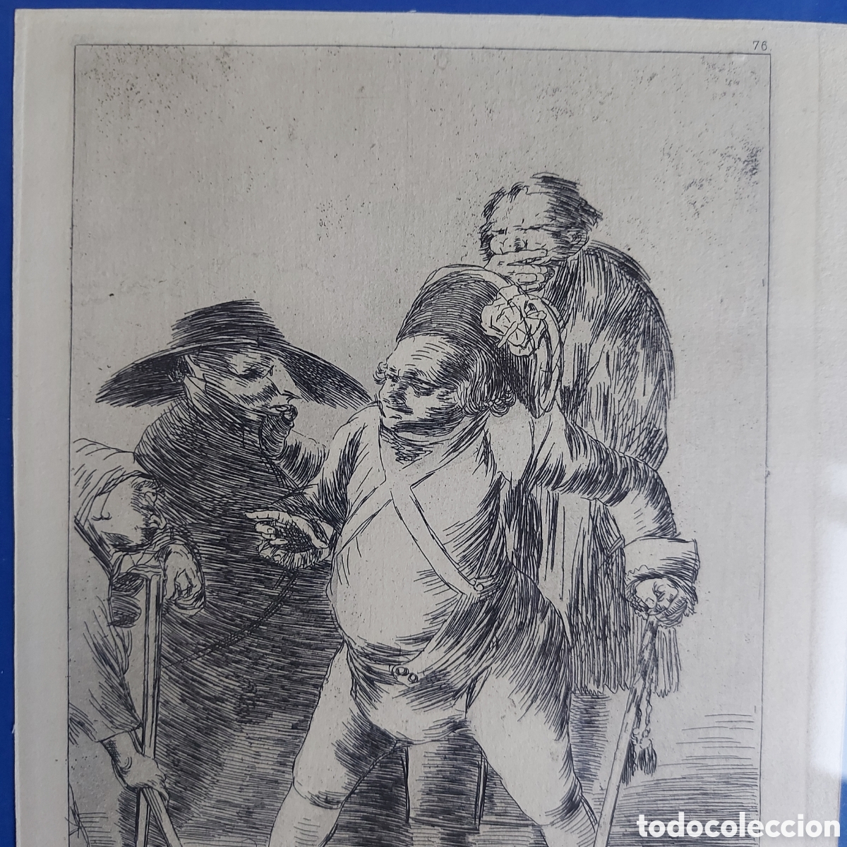 Arte: GOYA &rdquo;SERIE LOS CAPRICHOS&rdquo; AGUAFUERTE - Foto 3
