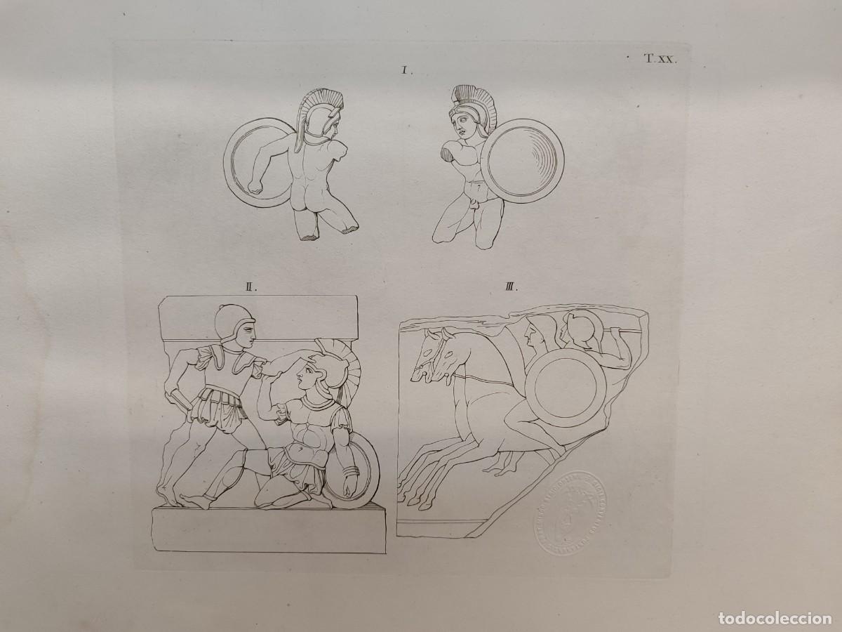 Arte: Fragmentos varios. Antichi monumenti Italia. Giuseppe Micali. 1810. Tavole XX.
